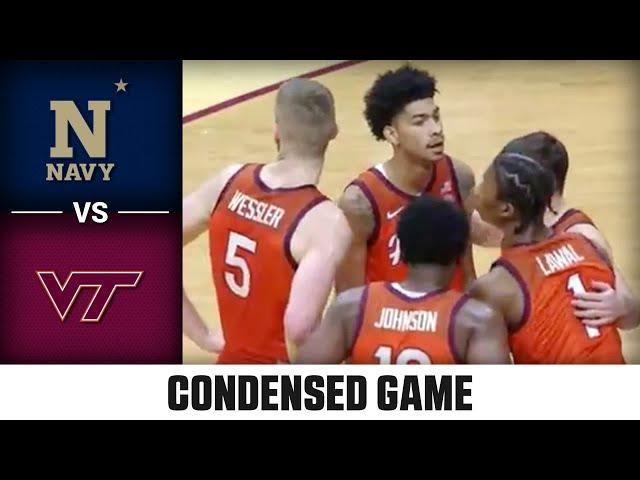 Navy vs. Virginia Tech Condensed Game | 2024-25 ACC Men's Basketball