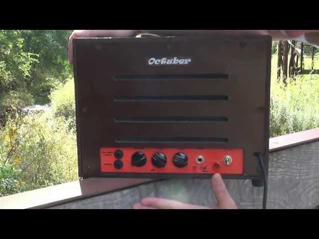 D-lab Electronics October theme tube guitar 6V6 Orange amp Champ Tone
