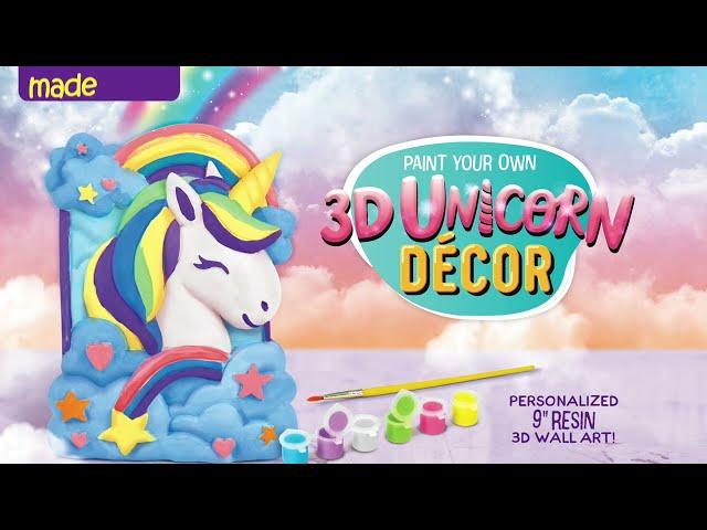 Made By Me 3D Unicorn Decor