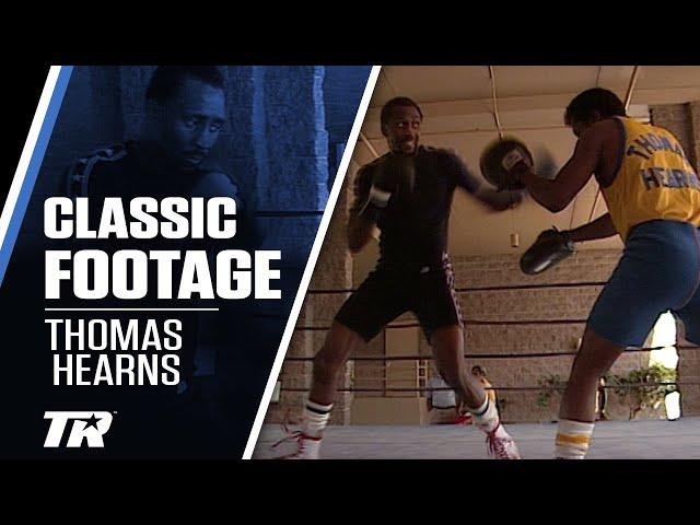 THOMAS HEARNS TRAINING WITH EMANUEL STEWARD | VINTAGE BOXING FOOTAGE