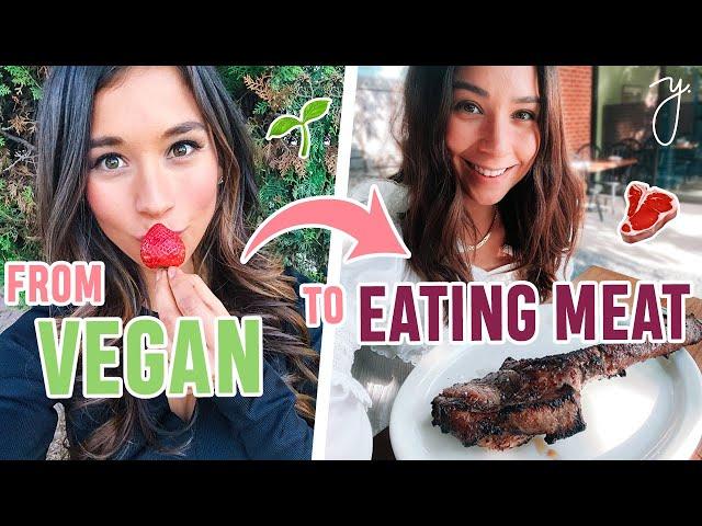 From Vegan to Eating Meat | Diet Update
