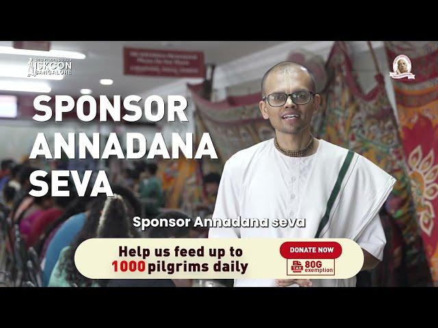 Help us feed around 1000 pilgrims daily by donating generously towards Nitya Annadana Seva