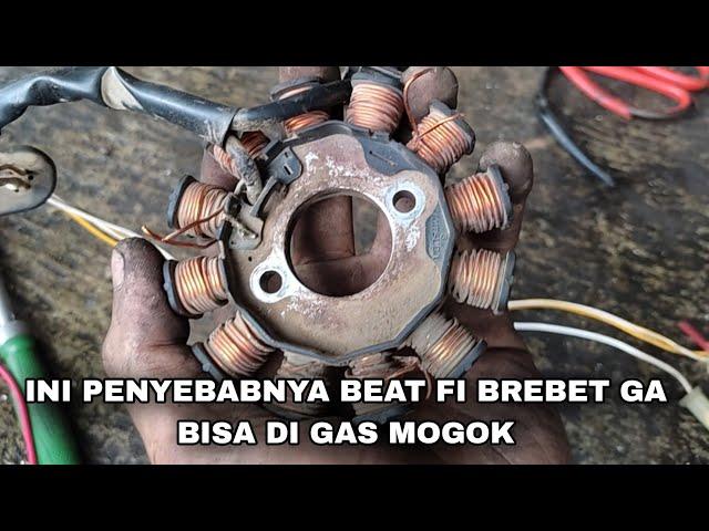 Beat fi stater kasar berebet ngempos ga bisa di gas ini penyebabnya