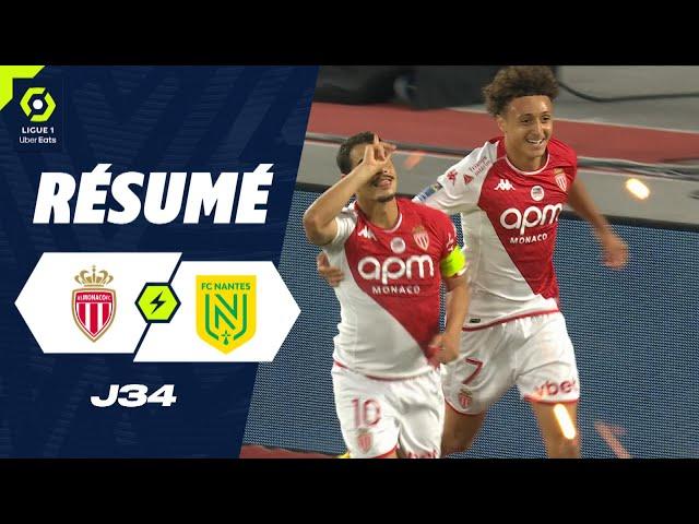 AS MONACO - FC NANTES (4 - 0) - Résumé - (ASM - FCN) / 2023-2024