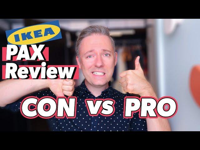 BRUTALLY Honest IKEA PAX Wardrobe Review | PROS & CONS | Should You Buy For Your Walk In Closet?