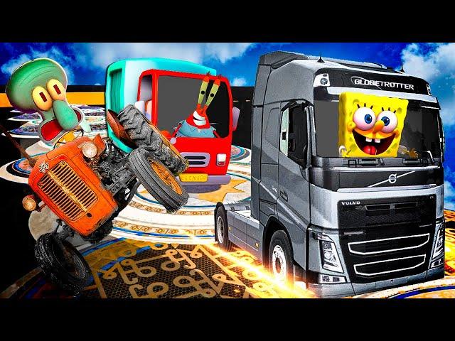 The Krusty Demolition Derby!!! | Bikini Bottom GTA Racing