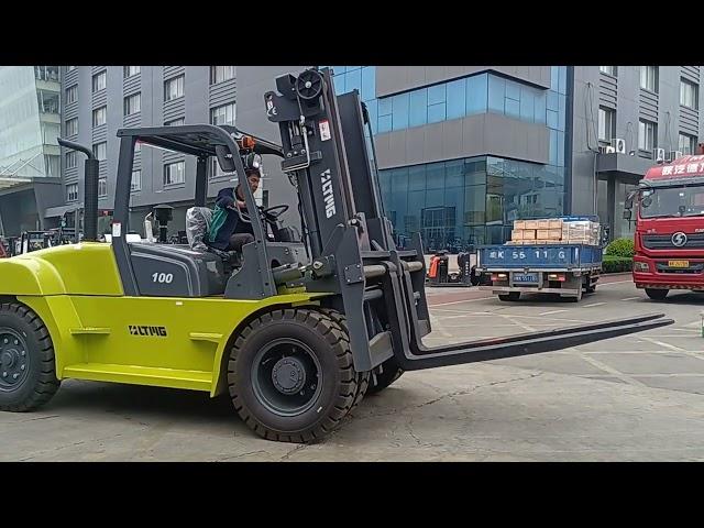 LTMG 10 ton diesel forklift with fork positioner