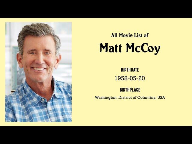 Matt McCoy Movies list Matt McCoy| Filmography of Matt McCoy