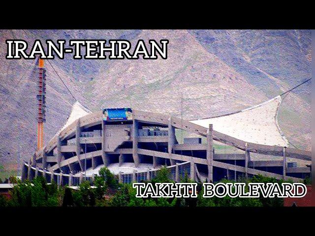 tehrangard drive in tehran from takhti boulevard - iran tehran2022/1401