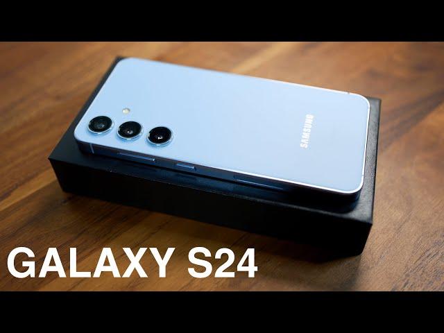 Samsung Galaxy S24 Sapphire Blue Unboxing