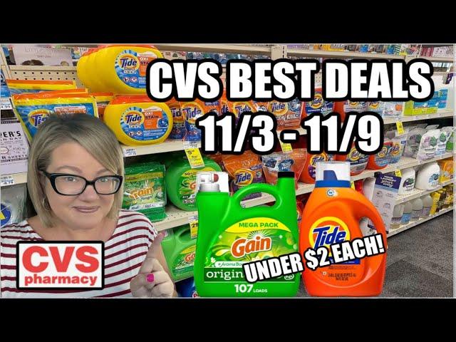 CVS BEST DEALS (11/3 - 11/9) | **Grab Tide/Gain for under $2!