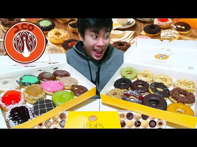 TINIKMAN KO LAHAT NG DONUTS NG J.CO!! | JCO DONUTS