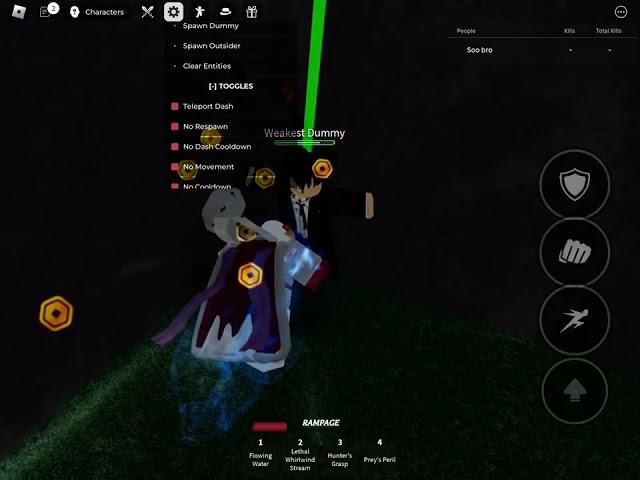 Garou Wall Combo leaks robloxs