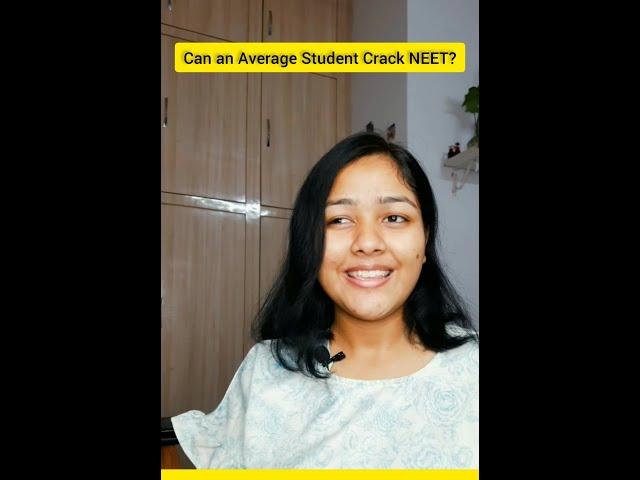 Can an Average Student Crack NEET? #NEET2022
