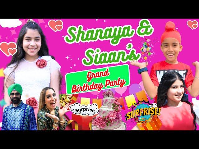 Shanaya & Siaan’s Grand Birthday Party | Ramneek Singh 1313 | RS 1313 VLOGS