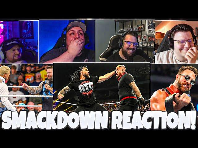 ROMAN REIGNS RÄUMT AUF!! CODY VERSCHENKT TITLE MATCHES.. | WWE SMACKDOWN REVIEW/REACTION