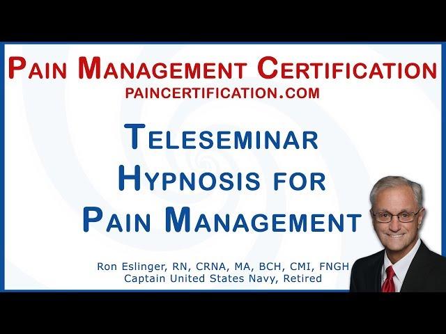 Ron Eslinger's Teleseminar   Pain Management Hypnosis Certification   August 7th-8th 2019   Marlbo