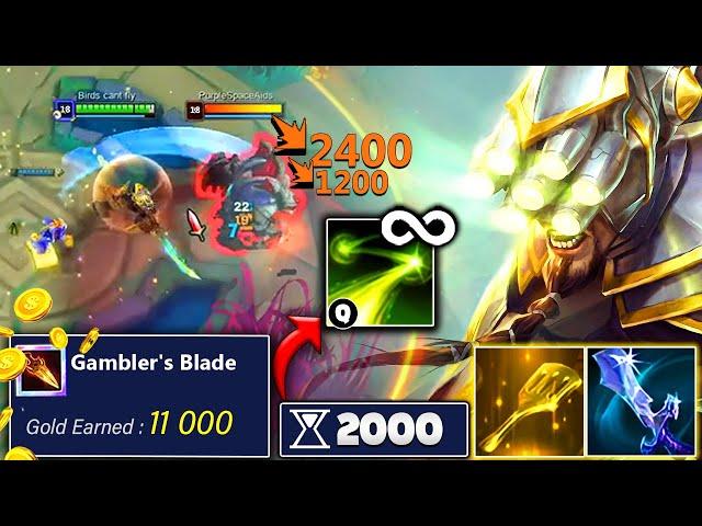 2000 ABILITY HASTE Q MASTER YI WITH 11,000 GAMBLER BLADE EARNED (0.00 SECOND ON Q) ft. Rank 1 Arena