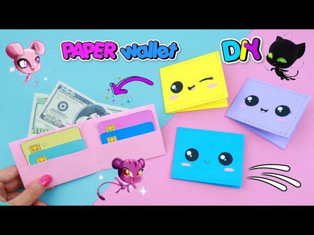 How to make a cute paper wallet | Origami wallet | origami craft with paper | DIY mini paper wallet