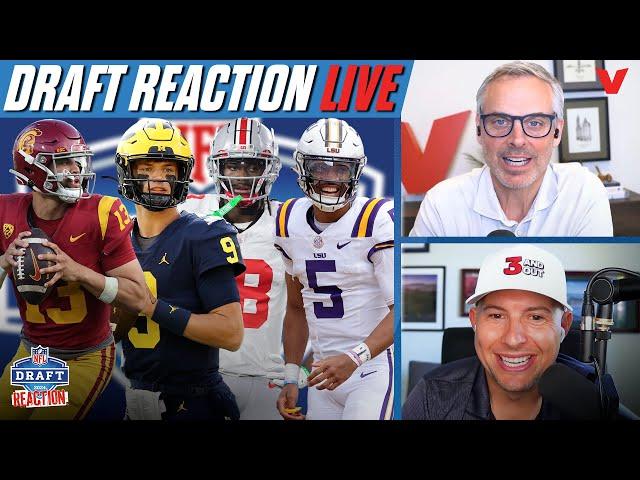 NFL Draft Reaction: Bears land Caleb Williams & Rome Odunze, Falcons-Michael Penix | Colin Cowherd