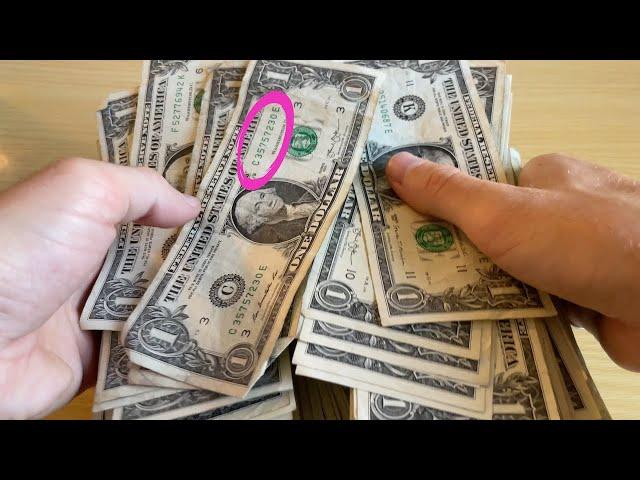 Searching $1,000 in $1 Bills for RARE CURRENCY Worth money – Los Angeles Edition!