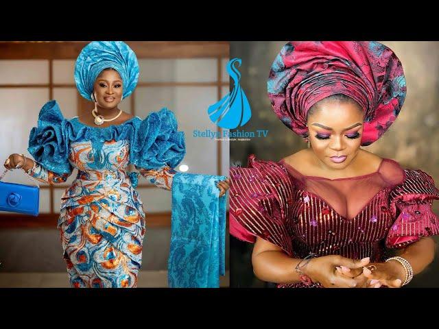 African Fashion Dress Styles || Latest Ankara Styles for Wedding || Asoebi Lace Styles for Owambe