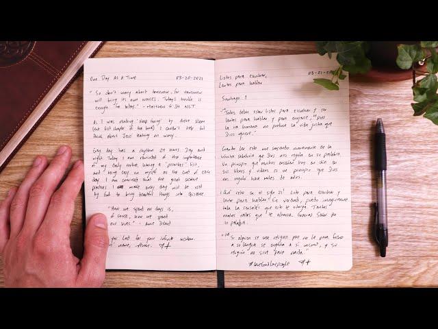 How I journal and take Bible notes (a simple system)