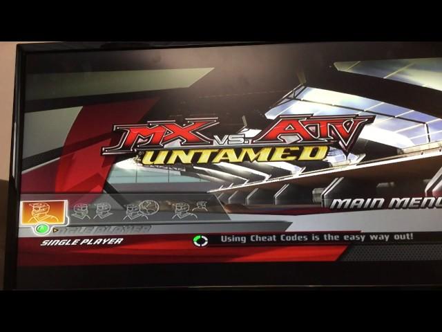 Cheats code mx vs atv untamed