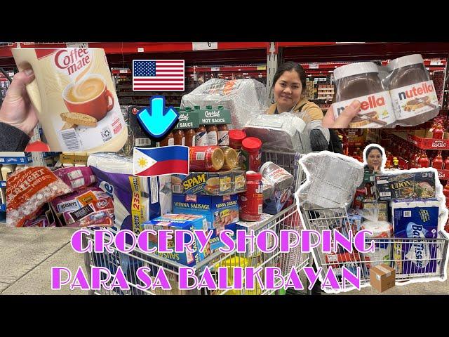 GROCERY SHOPPING PANLAGAY BALIKBAYAN BOX  | USA  TO PINAS  | BALIKBAYAN BOX | CANDIE SAPP