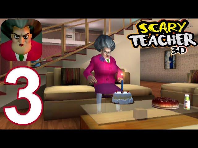 Scary Teacher 3D Gameplay Walkthrough Part 3  - Chapter 1  (Android, iOS)