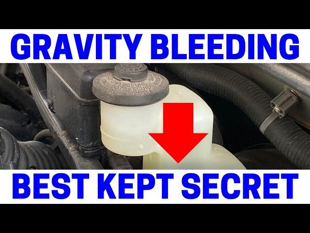 NEVER Bleed Brakes Until Watching This! Gravity Brake Bleeding