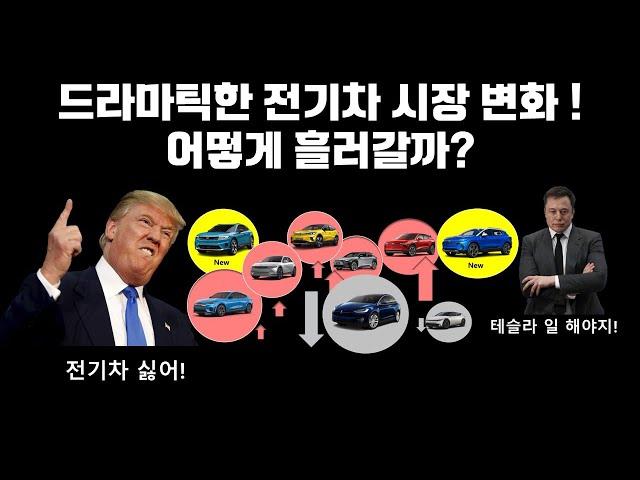 드라마틱한 1분기 미국 전기차 시장 변화 충격, 향후 어떻게 흘러갈까?