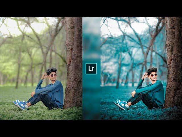 Cyan blue tone Lightroom photo editing//Lightroom latest version editing//