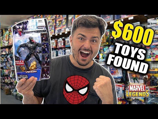 MARVEL LEGENDS GRAILS FOUND at this SECRET flea market - TOY HUNT