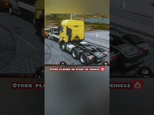 others avoiding ai vehicles  vs me  #toe3 #truckersofeurope3 #respect #gaming #trucksimulator