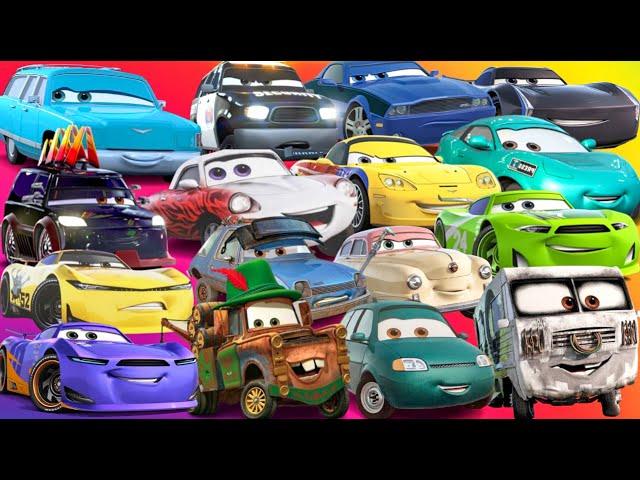 Looking For Disney Pixar Cars, Lightning McQueen, Minny, Carla Veloso, Jackson Storm