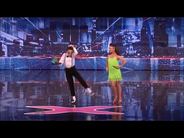 America's Got Talent lovely kids couple dancing D'Angelo & Amenda