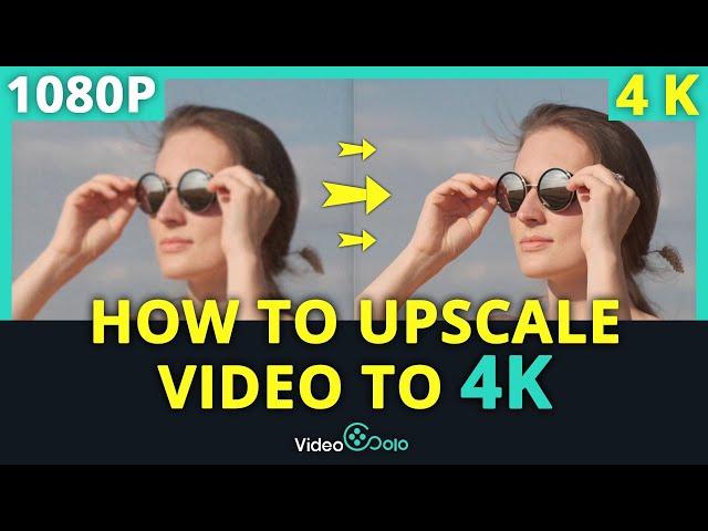 1080p to 4k | How to Upscale ANY Video to 4K | 3 easy steps Tutorial