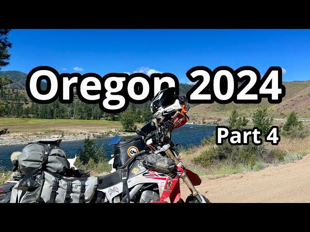 Oregon 2024 Pt.4 - The Open Road - Honda CRF250L