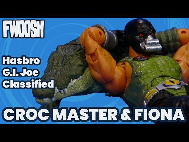 G.I. Joe Croc Master and Fiona Cobra Hasbro Classified Series Action Figure Deluxe Box Set Review