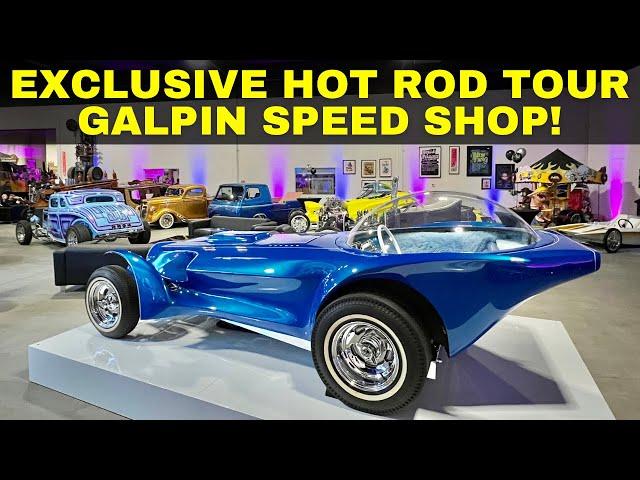 GALPIN AUTO SPORTS - HOT ROD GARAGE! GEORGE BARRIS' BATMOBILE & HIROHATA MERC + ED ROTH Kustoms!