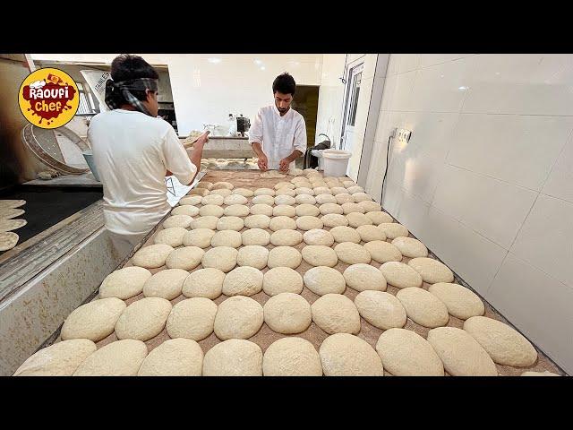 How to make dough in a bakery - Fırında hamur nasıl yapılır