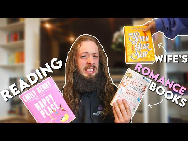 Reading My Wife’s Romance Books For A week | Reading Vlog