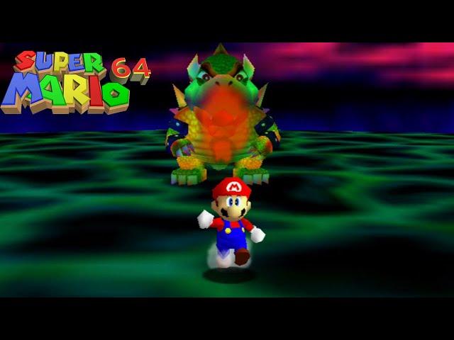 Super Mario 64 Final Boss: Bowser (120 Stars)