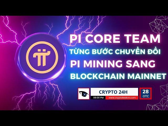 [Crypto 24h] - Pi Core Team Từng Bước Chuyển Đổi Pi Mining Sang Blockchain Mainnet