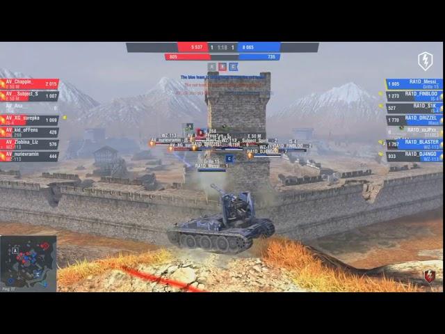 WoT Blitz 2018 Twister Finals Epic Winning Play by [RA1D]