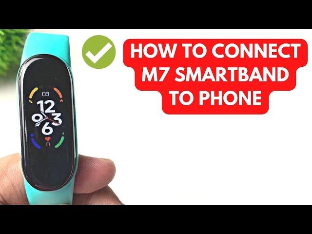 HOW TO CONNECT M7 SMARTWATCH TO PHONE | TUTORIAL ENGLISH