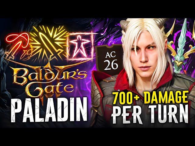 BG3 - The Strongest PALDIN BUILD - SOLO Honour mode viable | 700 Damage per turn - Baldur's Gate