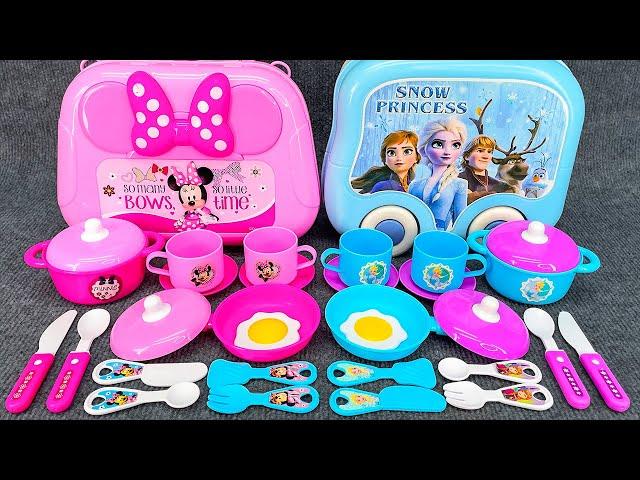 122 Minutes Satisfying with Unboxing Princess Elsa Kitchen Playset，Disney Toys Collection | ASMR