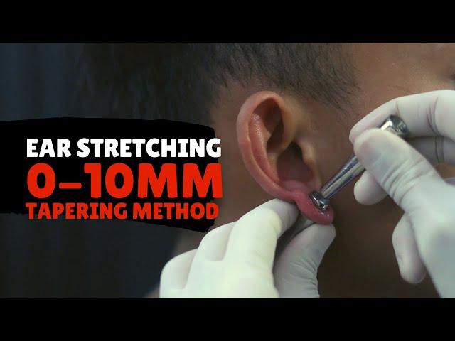 Ear Stretching 0-10mm Tapering Method - Besarin Lubang Tindik di Piercing Indonesia Bandung